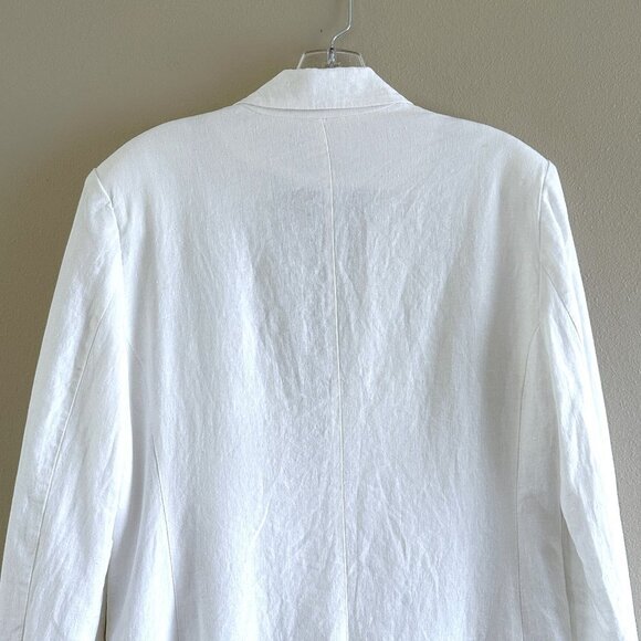 Steve Madden White Linen Blend Blazer Jacket - NWOT - Picture 7 of 11